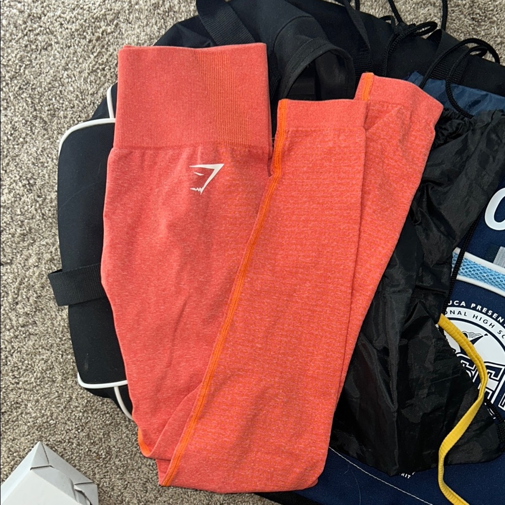 Gymshark Coral Pink Leggings